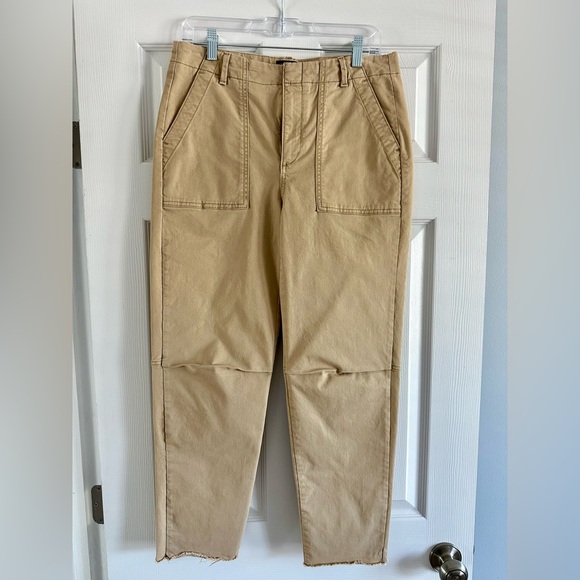 Tan Girlfriend Chino Ankle Pant size 6 - Picture 1 of 3